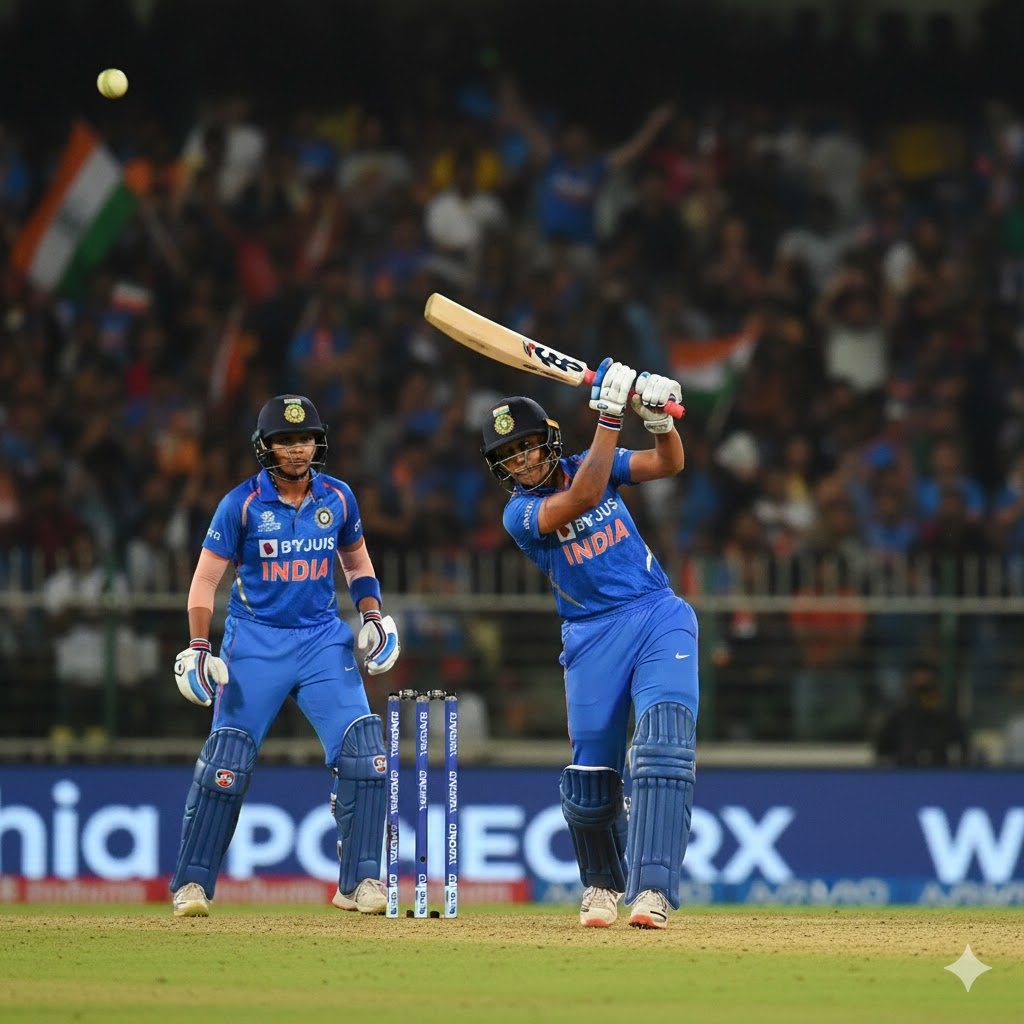 स्मृति मंधाना और हर्मनप्रीत कौर की जोड़ी ने बल्ले से मचाया धमाल