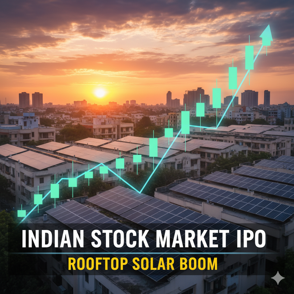 "Fujiyama Solar IPO Subscription Last Date News – Investors analyzing solar power company growth chart and stock market demand"
