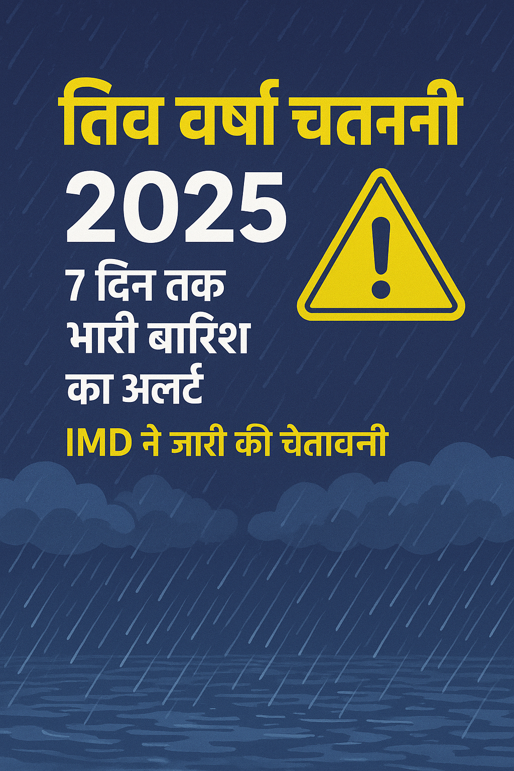 Severe Rainfall Alert: