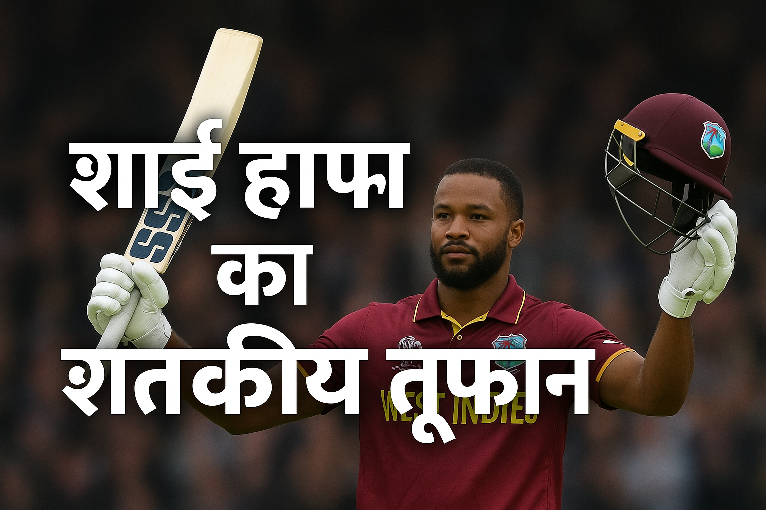 शाई होप का 'शतकीय तूफान':