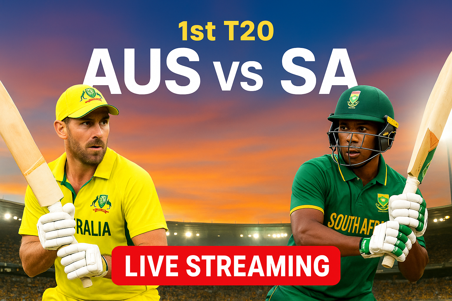 "AUS vs SA पहला टी20 मैच: