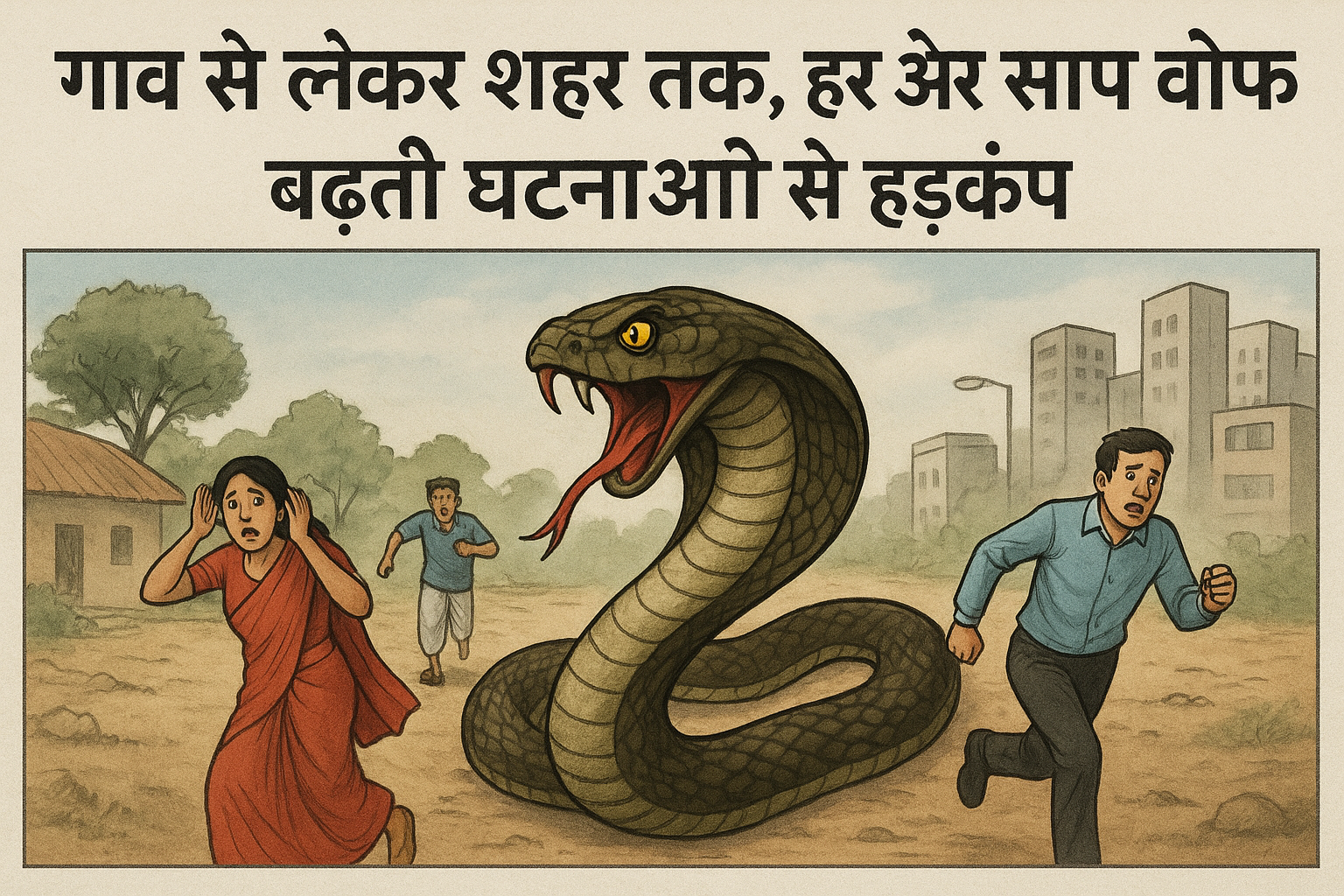 सांप काटने का नया संकट: