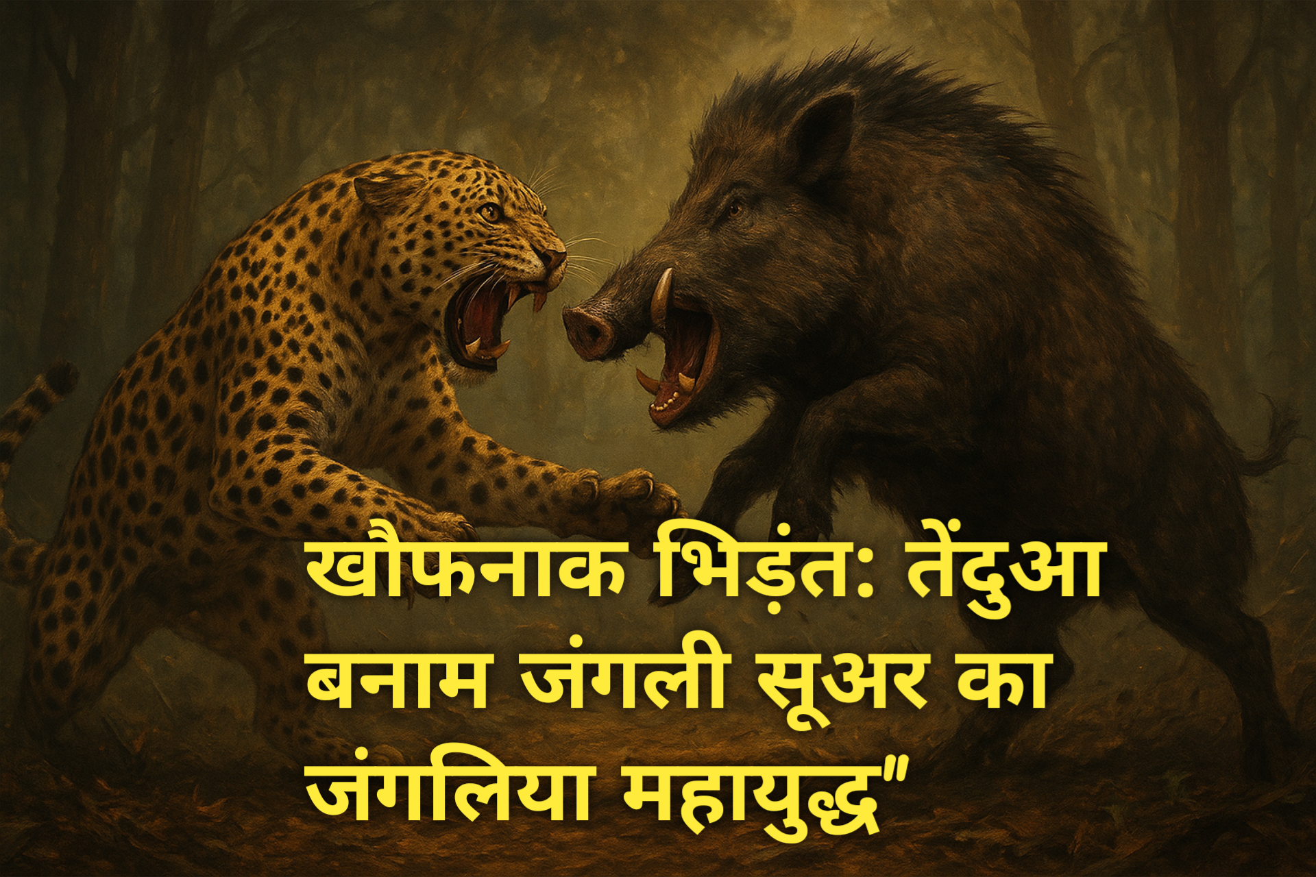 खौफनाक भिड़ंत: