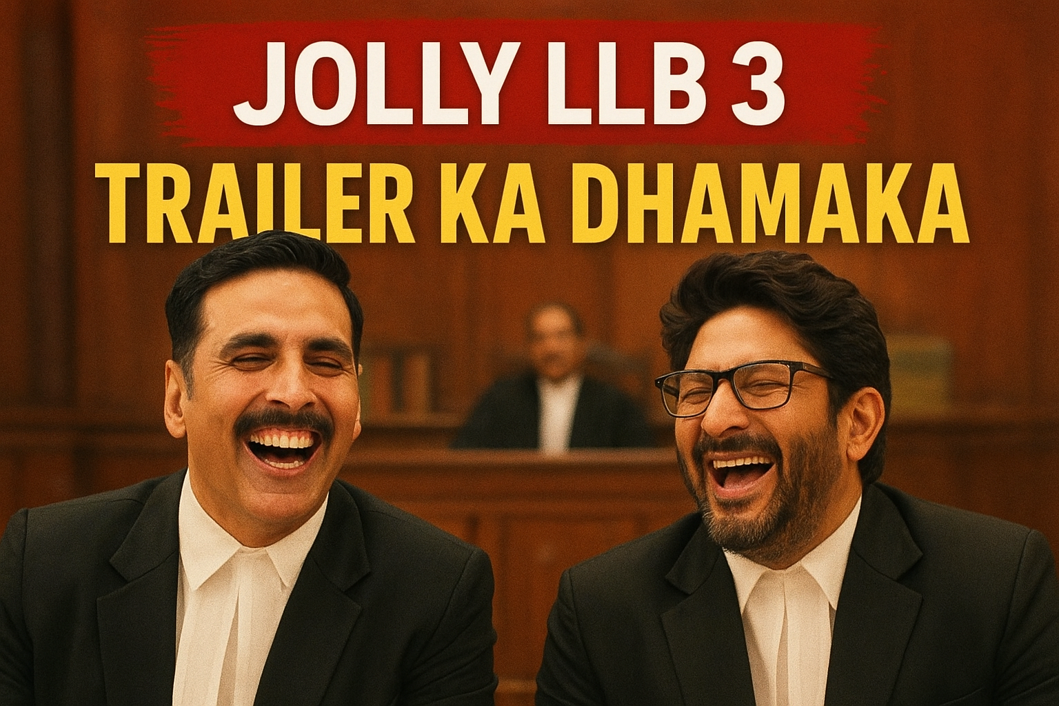 "जॉली एलएलबी 3 ट्रेलर का धमाका: