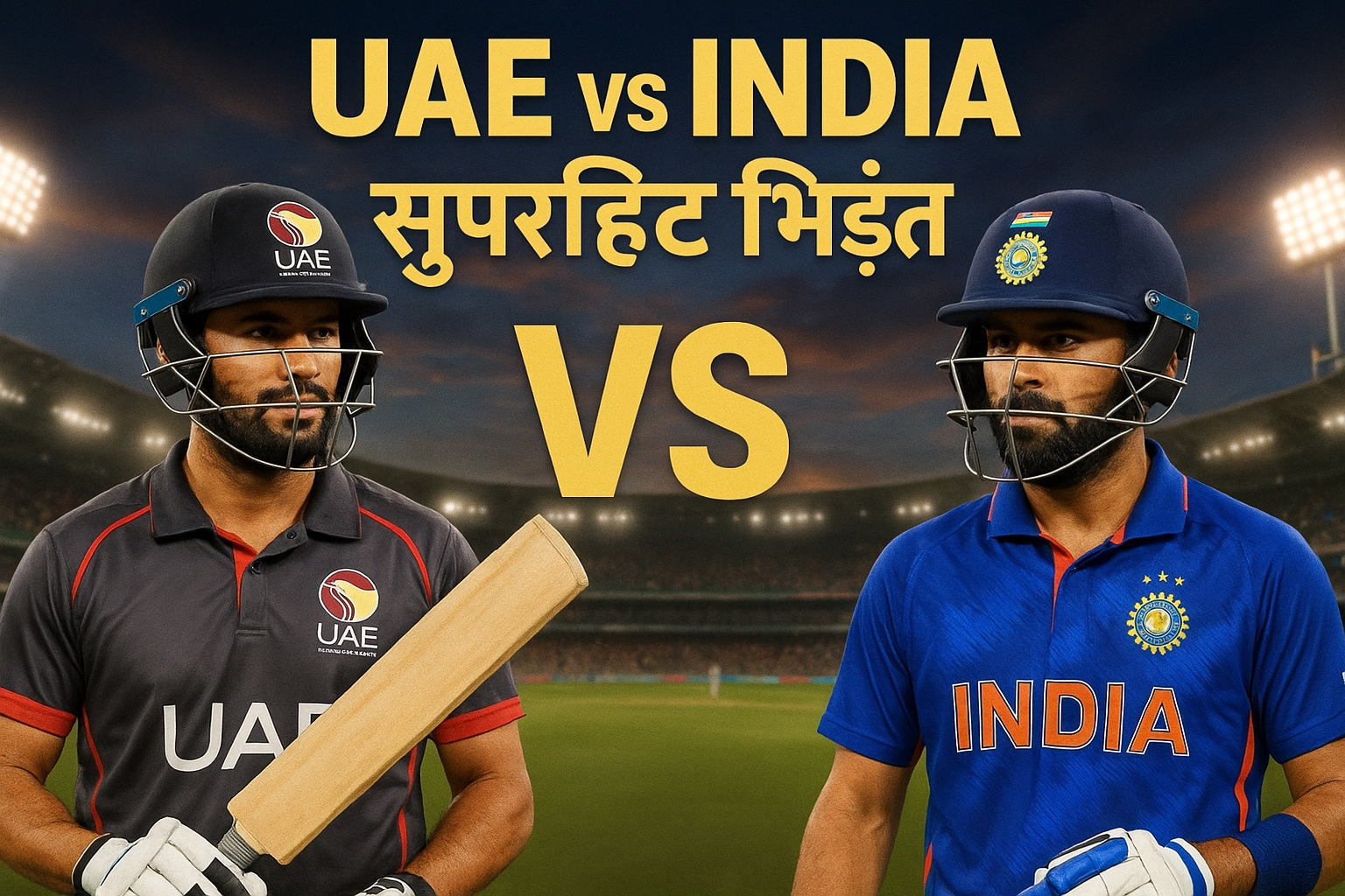 UAE बनाम इंडिया सुपरहिट भिड़ंत