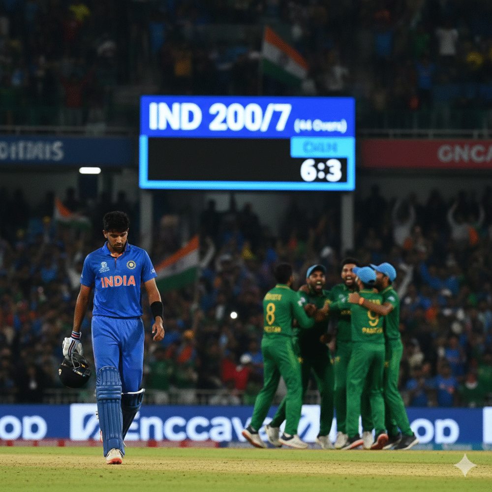 IND vs PAK U19 Live: सात विकेट गिरे, 44 ओवर में भारत 200 रन के पार